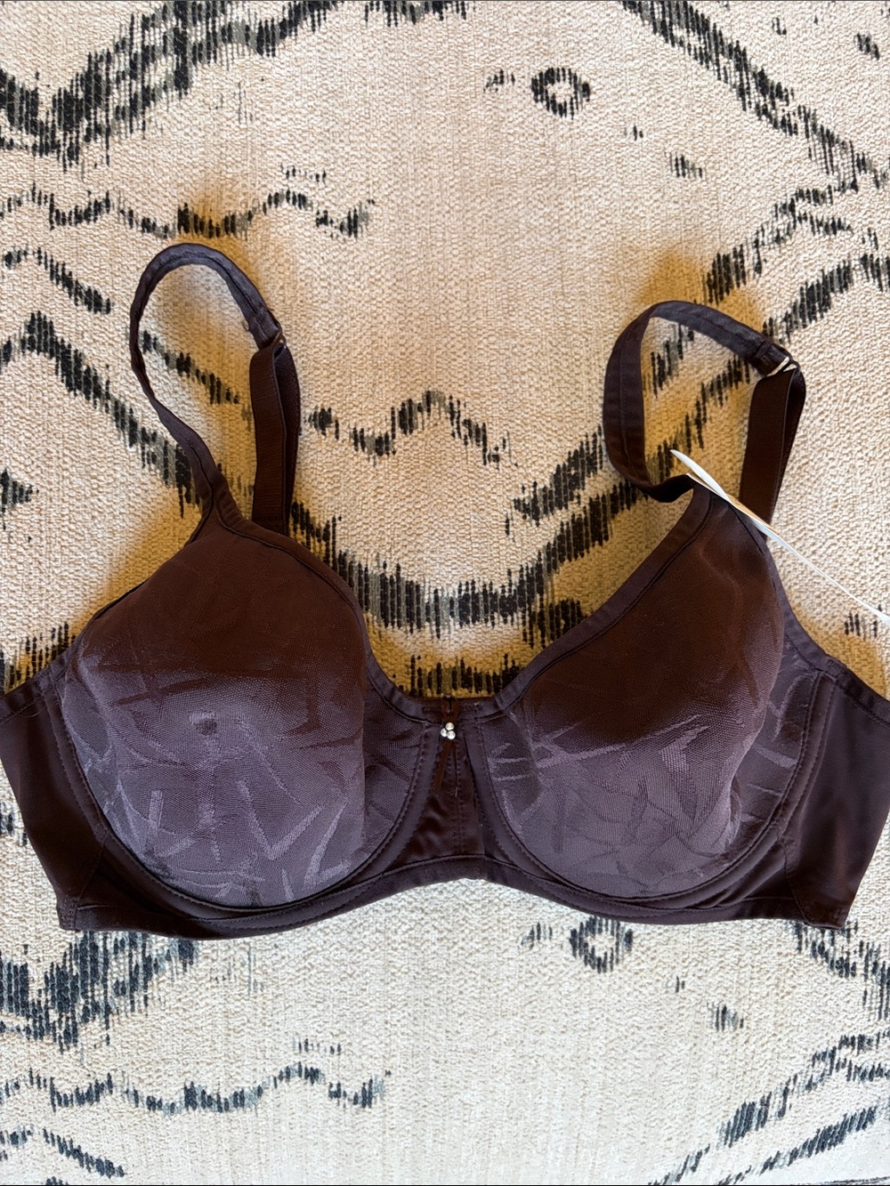 NWT Wacoal Smoothline Underwire Chocolate Brown Bra, Size 36C